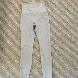 Cream/beige/tan lulu lemon align leggings size 2